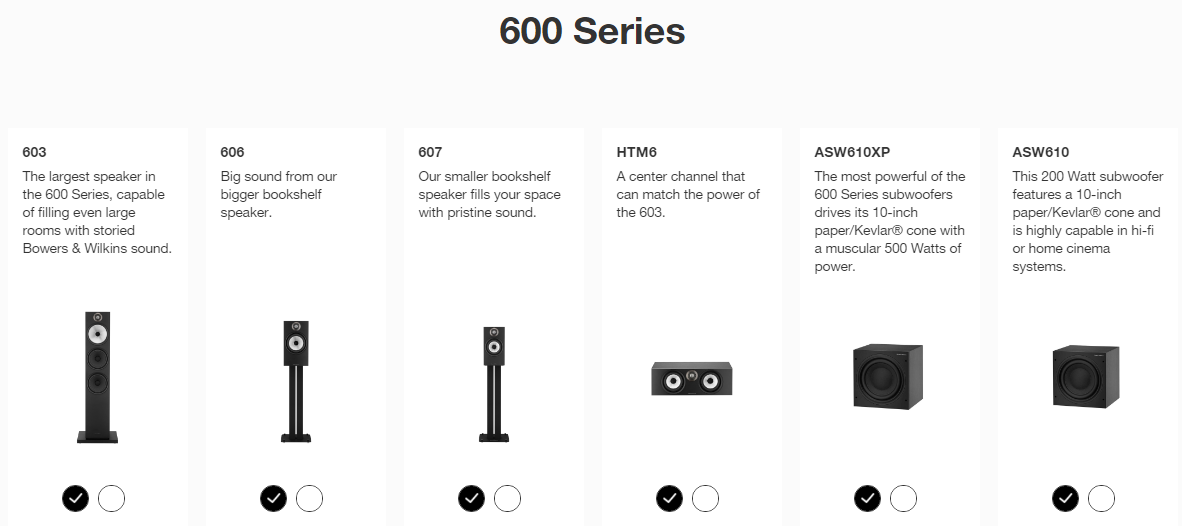 B&W-600-Series